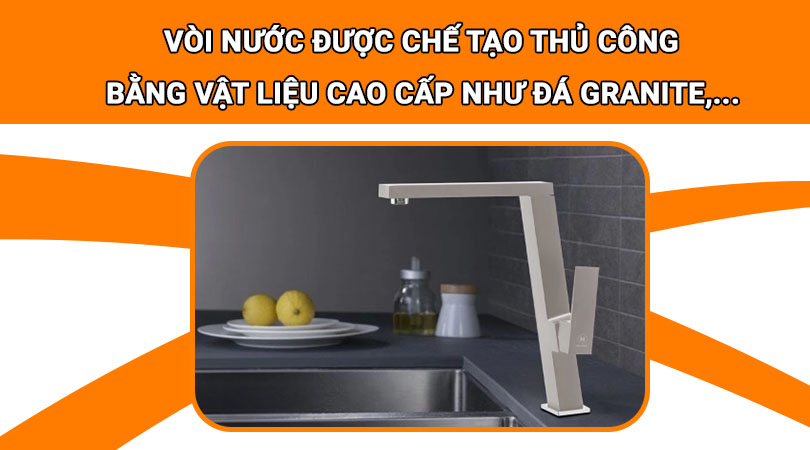 Chất liệu cao cấp của vòi rửa chén Malloca